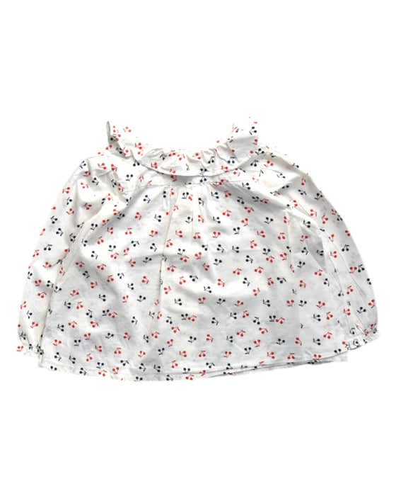 A White Long Sleeve Shirts from Bonpoint in size 12-18M for girl. (Back View)