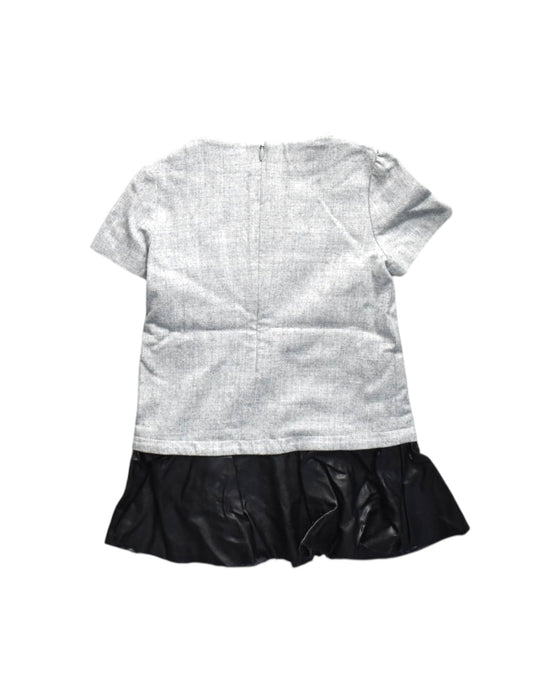A Grey Short Sleeve Dresses from Ferrari in size 2T for girl. (Back View)