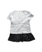 A Grey Short Sleeve Dresses from Ferrari in size 2T for girl. (Back View)