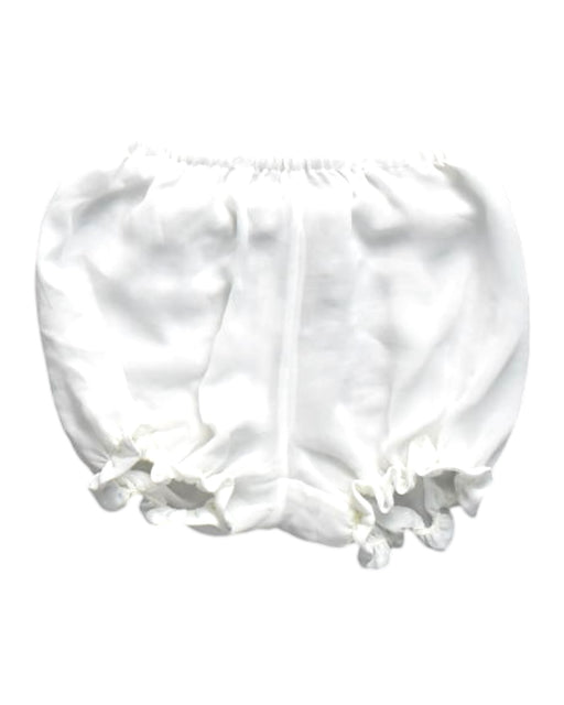 A White Bloomers from Dior in size 18-24M for girl. (Front View)
