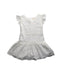 A White Sleeveless Dresses from bloomB in size 5T for girl. (Front View)