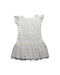 A White Sleeveless Dresses from bloomB in size 5T for girl. (Back View)