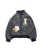 A Black Lightweight Jackets from Monnalisa in size 4T for girl. (Front View)