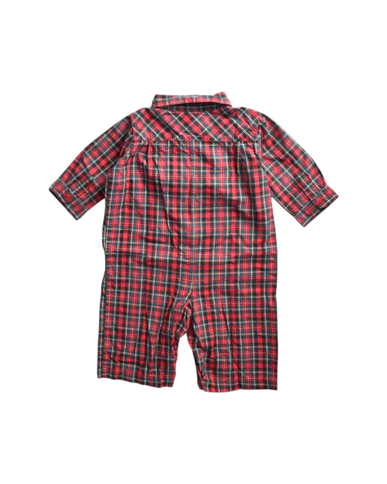 A Red Long Sleeve Rompers from Ralph Lauren in size 3-6M for boy. (Back View)