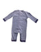 A Navy Long Sleeve Rompers from Ralph Lauren in size 3-6M for boy. (Back View)