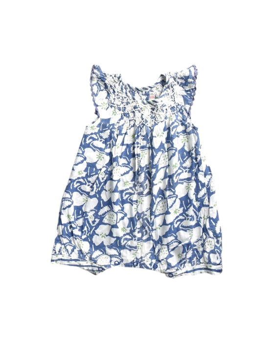 A Blue Sleeveless Dresses from Stella McCartney in size 0-3M for girl. (Front View)
