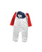 A Red Long Sleeve Rompers from Guess in size 3-6M for neutral. (Back View)