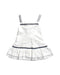 A White Sleeveless Dresses from Nicholas & Bears in size 6-12M for girl. (Back View)