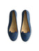 A Blue Flats from Charlotte Olympia in size 12-18M for girl. (Front View)
