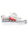 A Red Sneakers from Adidas in size 12Y for neutral. (Back View)