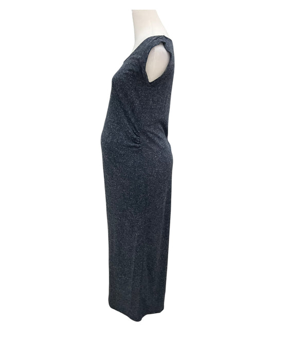A Navy Sleeveless Dresses from Mamalicious in size Maternity-XS for maternity. (Back View)