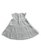 A White Sleeveless Dresses from Petit Bateau in size 12-18M for girl. (Front View)