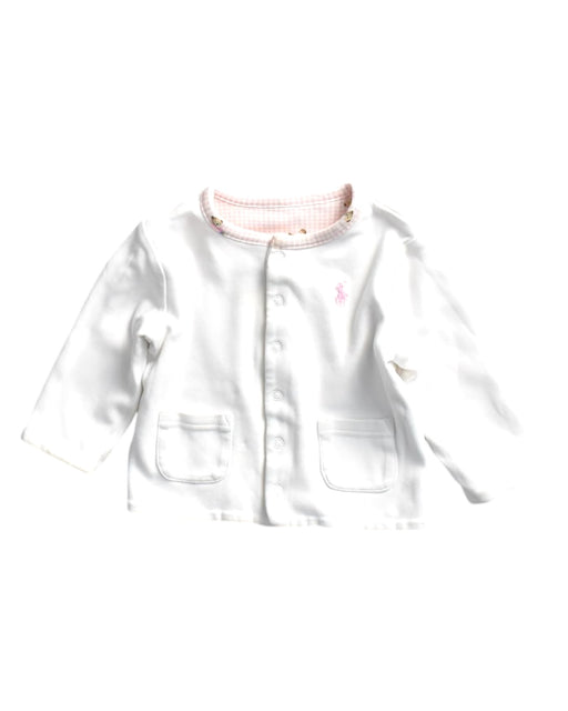 A White Cardigans from Ralph Lauren in size 6-12M for girl. (Front View)