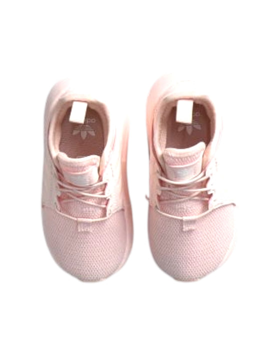 A Pink Sneakers from Adidas in size 18-24M for girl. (Back View)