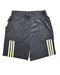 A Black Shorts from Adidas in size 10Y for neutral. (Front View)