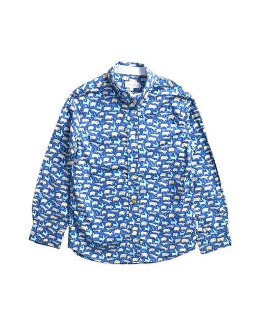 A Blue Long Sleeve Shirts from Paul Smith in size 5T for boy. (Front View)