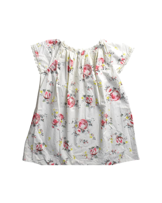 A White Short Sleeve Dresses from Bonpoint in size 6T for girl. (Back View)