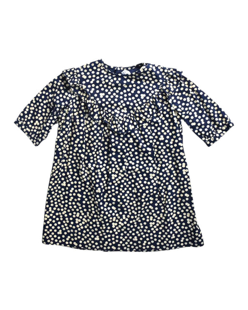 A Navy Long Sleeve Dresses from Bonpoint in size 4T for girl. (Front View)