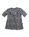 A Navy Long Sleeve Dresses from Bonpoint in size 4T for girl. (Back View)