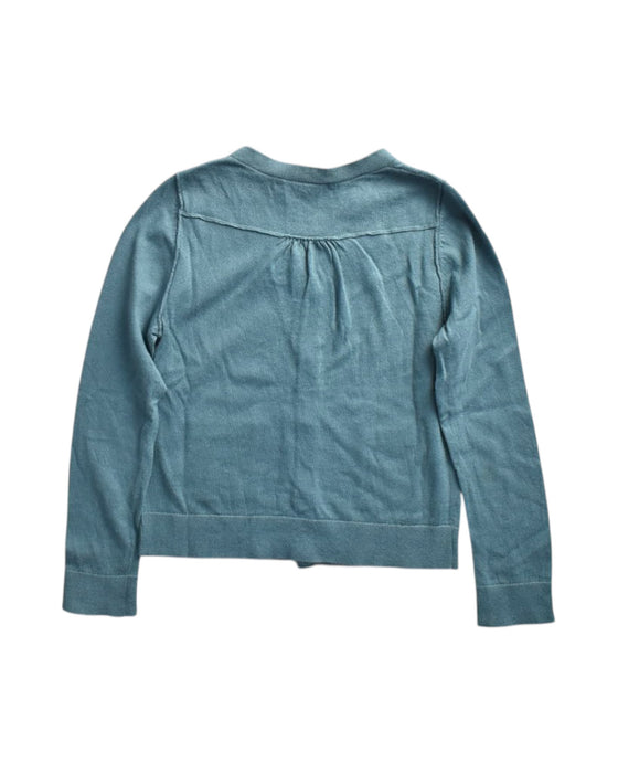 A Teal Cardigans from Bonpoint in size 6T for girl. (Back View)