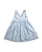 A Blue Sleeveless Dresses from Lily Rose in size 6T for girl. (Back View)