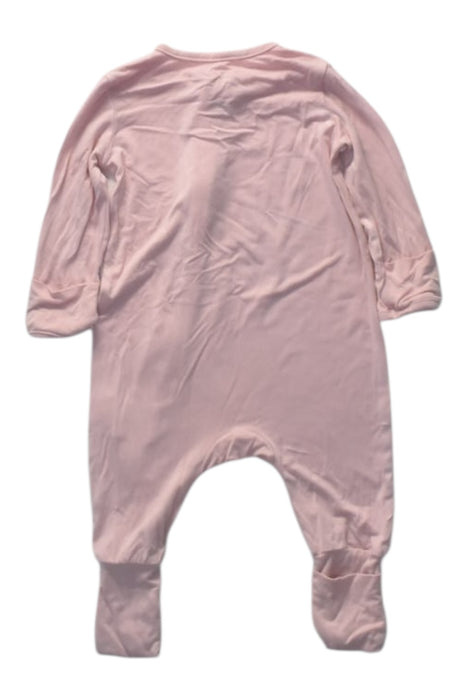A Pink Onesies from Not Too Big  in size 3-6M for girl. (Back View)