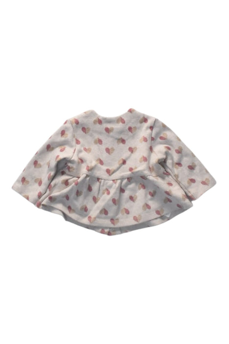 A Beige Long Sleeve Tops from Mayoral in size 0-3M for girl. (Back View)