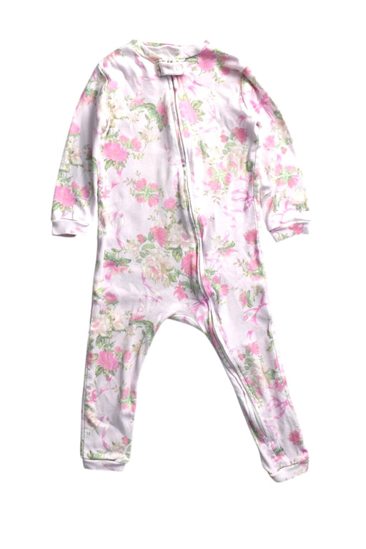A Pink Onesies from Loveshackfancy in size 12-18M for girl. (Front View)