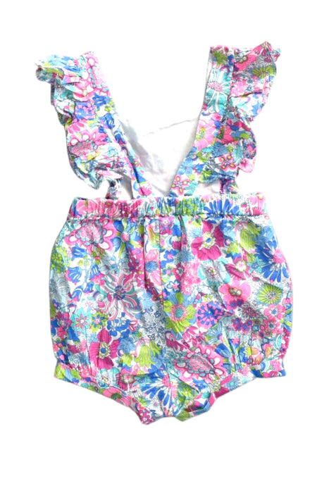 A Multicolor Sleeveless Rompers from Jacadi in size 18-24M for girl. (Back View)