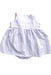A Pink Sleeveless Rompers from Classic Whimsy in size 18-24M for girl. (Back View)