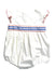 A White Short Sleeve Rompers from Classic Whimsy in size 18-24M for girl. (Front View)