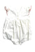 A White Short Sleeve Rompers from Classic Whimsy in size 18-24M for girl. (Back View)