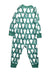 A Green Onesies from Hanna Andersson in size 2T for neutral. (Back View)