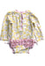 A Yellow Swimsuits from Caden Lane in size 12-18M for girl. (Front View)