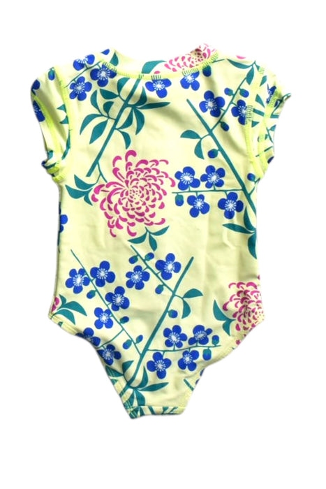 A Yellow Swimsuits from Tea Collection in size 2T for girl. (Back View)