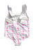 A Blue Swimsuits from Jacadi in size 6-12M for girl. (Back View)
