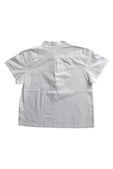 A White Short Sleeve Shirts from Chateau de Sable in size 4T for boy. (Back View)