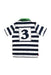 A Navy Short Sleeve Polos from Joules in size 8Y for boy. (Back View)