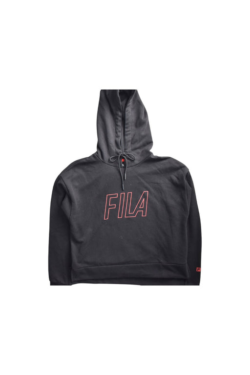 A Black Hooded Sweatshirts from Fila in size 14Y for neutral. (Front View)