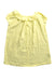 A Yellow Short Sleeve Dresses from Bonton in size 3T for girl. (Front View)