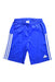 A Blue Shorts from Adidas in size 11Y for neutral. (Front View)