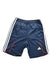 A Navy Active Shorts from Adidas in size 11Y for neutral. (Front View)