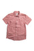 A Red Short Sleeve Shirts from Cyrillus in size 10Y for boy. (Front View)