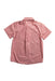 A Red Short Sleeve Shirts from Cyrillus in size 10Y for boy. (Back View)