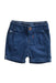 A Navy Shorts from Mothercare in size 6-12M for boy. (Front View)