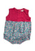 A Pink Sleeveless Rompers from Du Pareil au même in size 3-6M for girl. (Front View)