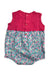A Pink Sleeveless Rompers from Du Pareil au même in size 3-6M for girl. (Back View)