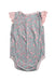 A Pink Sleeveless Bodysuits from Genwoo Kids in size 0-3M for girl. (Back View)