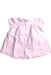 A Pink Short Sleeve Dresses from Jacadi in size 3-6M for girl. (Back View)