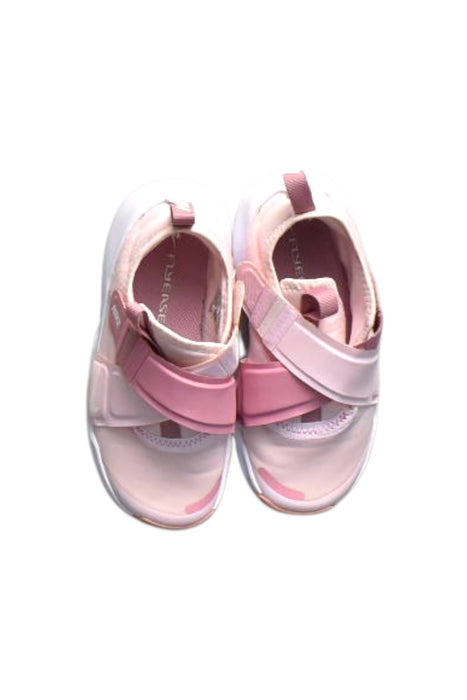 A Pink Sneakers from Nike in size 6T for girl. (Back View)